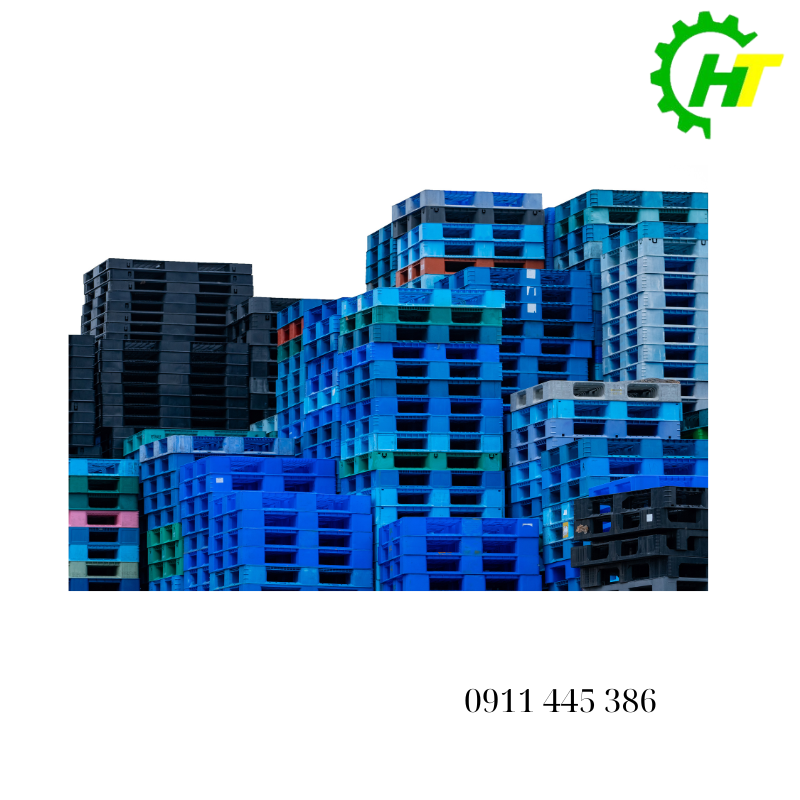 pallet nhựa các loại kích thước và các màu sắc khác nhau