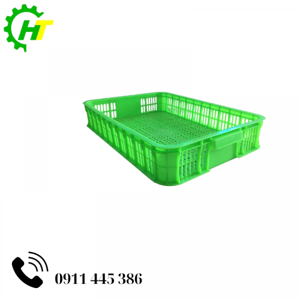 Thùng nhựa rỗng HS010 màu xanh